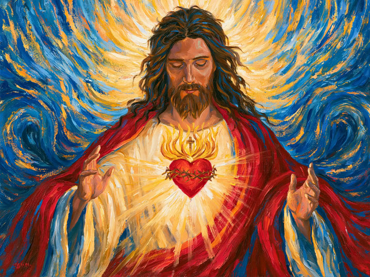 Sacred Heart of Jesus – Post-Impressionist · Landscape no. 1