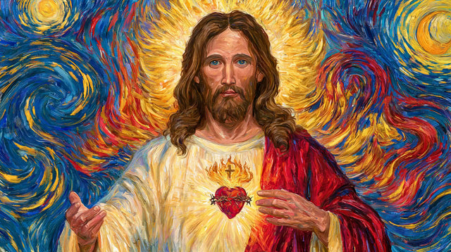 Sacred Heart of Jesus – Post-Impressionist · Landscape no. 13