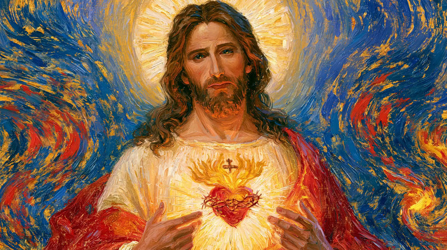 Sacred Heart of Jesus – Post-Impressionist · Landscape no. 14