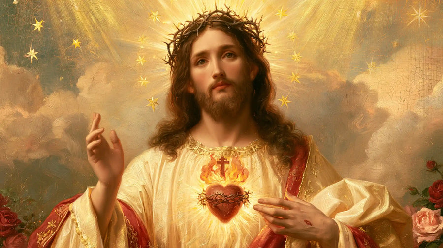 Sacred Heart of Jesus – Symbolist · Landscape no. 1