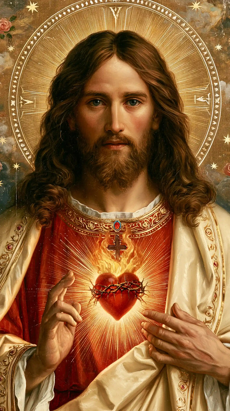Sacred Heart of Jesus – Symbolist · Portrait no. 3
