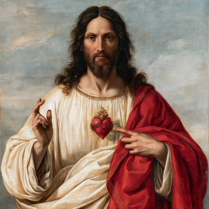 Sacred Heart of Jesus - Florentine Renaissance · Square n° 8