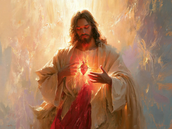 Sacred Heart of Jesus - Impressionist · Landscape n° 3
