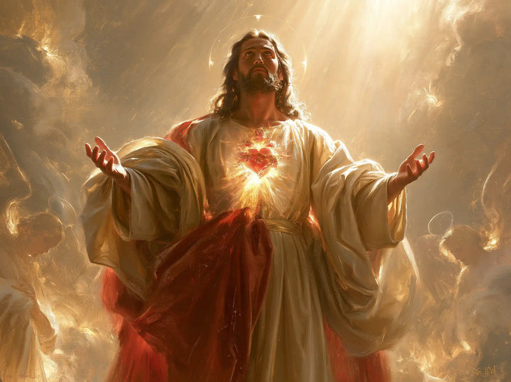 Sacred Heart of Jesus - Jesus as Divine Light · Landscape n° 1