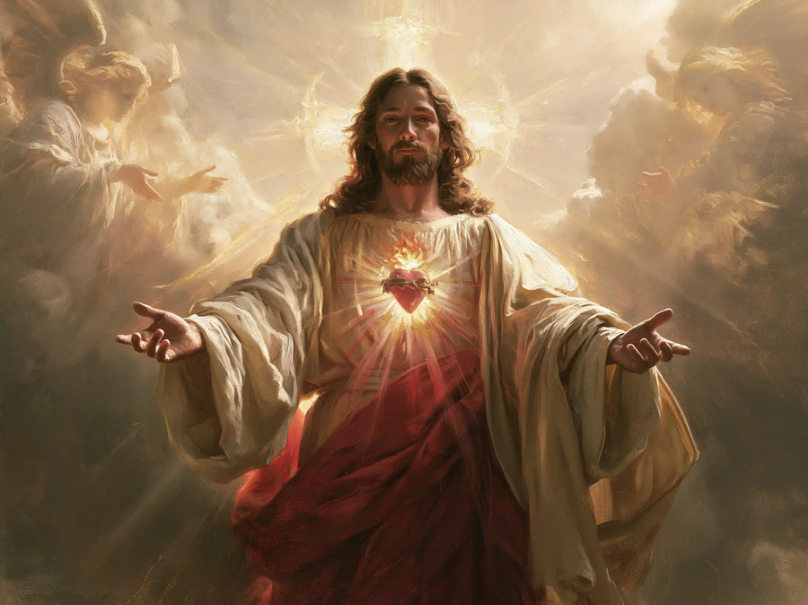 Sacred Heart of Jesus - Jesus as Divine Light · Landscape n° 3