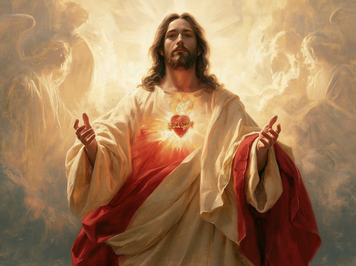 Sacred Heart of Jesus - Jesus as Divine Light · Landscape n° 4