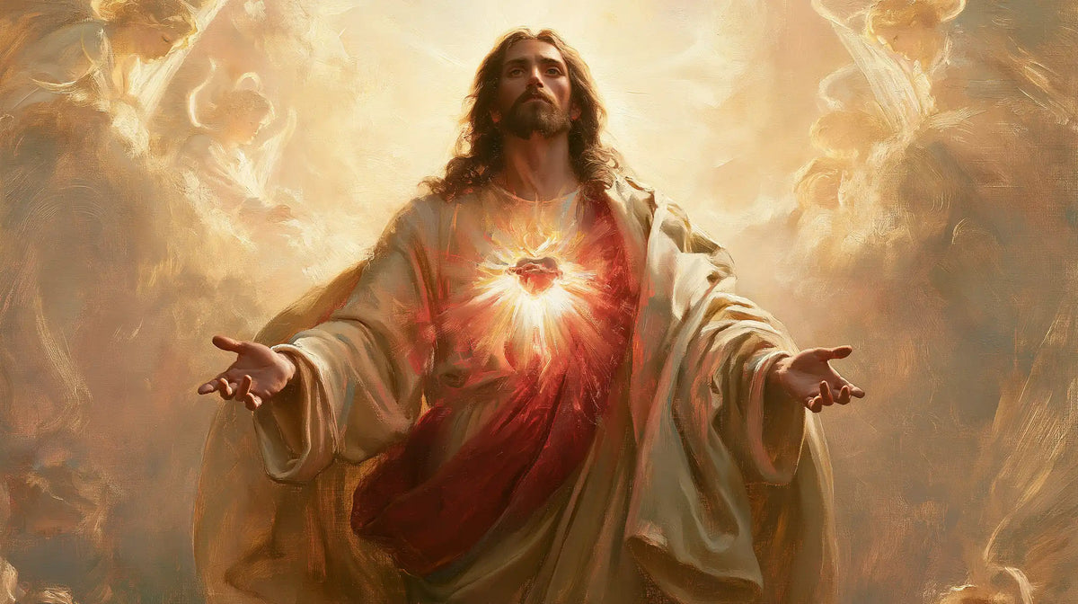 Sacred Heart of Jesus - Jesus as Divine Light · Landscape n° 10