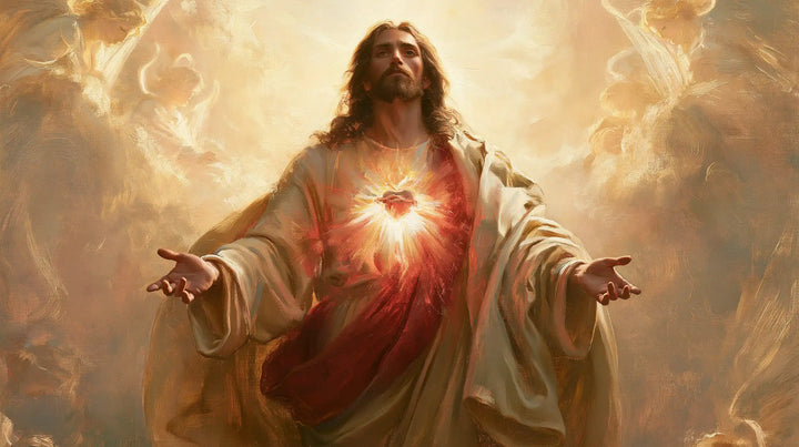 Sacred Heart of Jesus - Jesus as Divine Light · Landscape n° 10