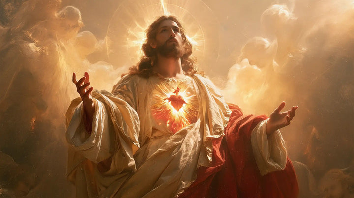 Sacred Heart of Jesus - Jesus as Divine Light · Landscape n° 15