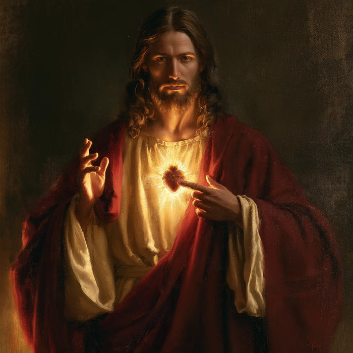 The Sacred Heart of Jesus — The Light Rising to the Face