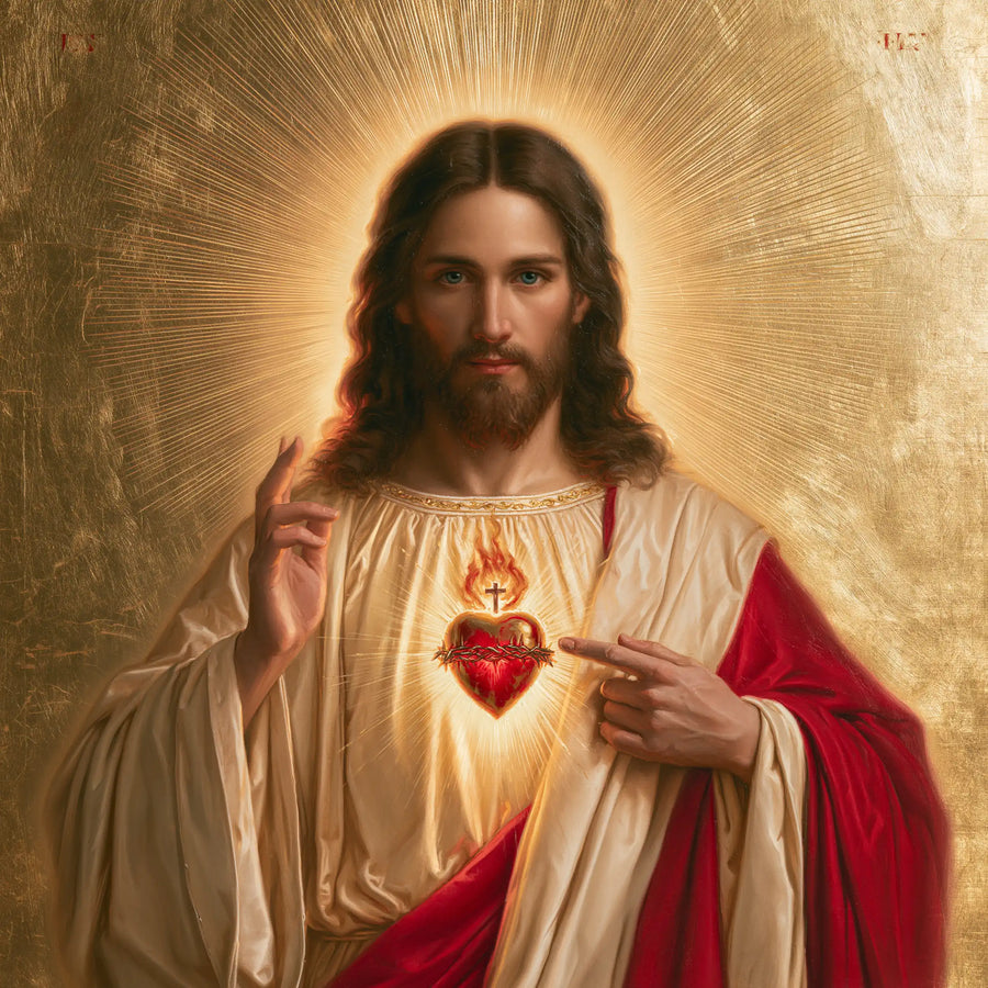 Sacred Heart of Jesus - Sacred Gold · Square n° 1