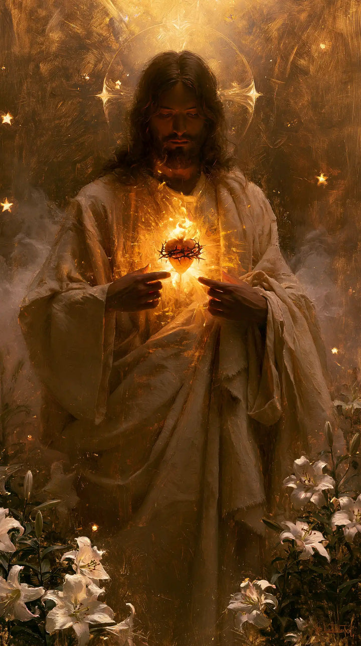 The Sacred Heart of Jesus — The Fire Gathered Between the Hands