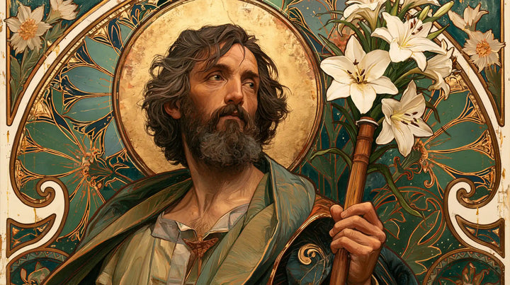Saint Joseph – Sacred Art Nouveau · Landscape no. 9