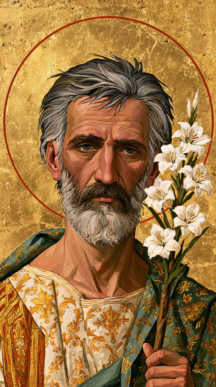 Saint Joseph – Contemporary Byzantine · Portrait no. 1