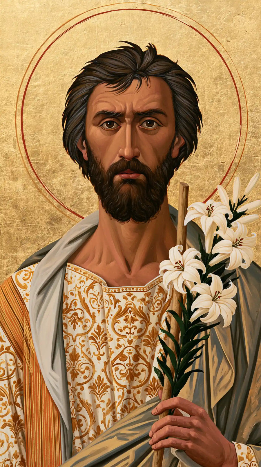 Saint Joseph – Contemporary Byzantine · Portrait no. 6