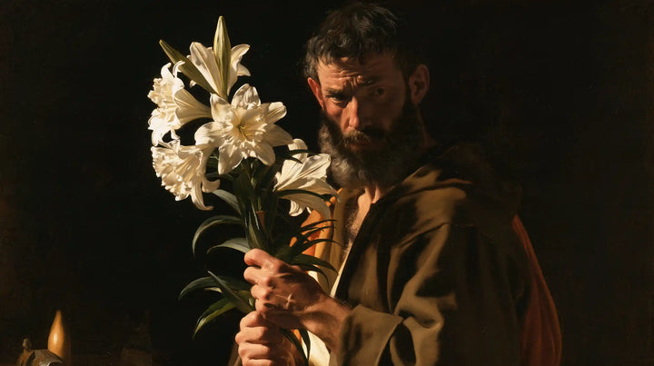 Saint Joseph – Caravaggio Tenebrism · Landscape no. 7