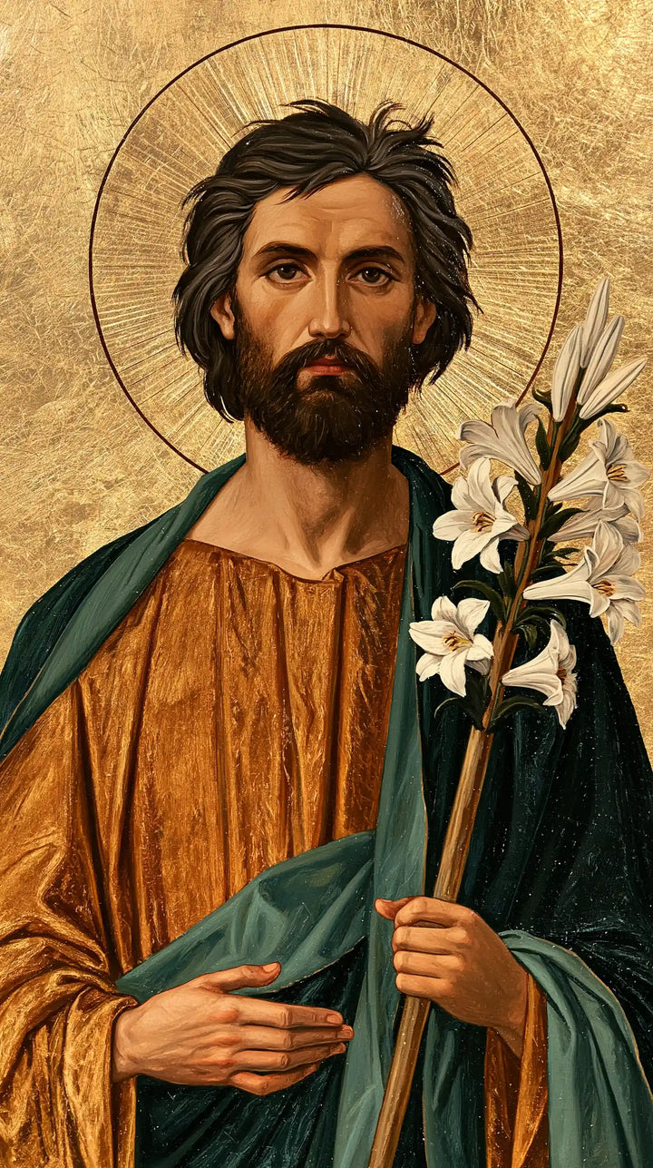 Saint Joseph – Sacred Gold · Portrait no. 2