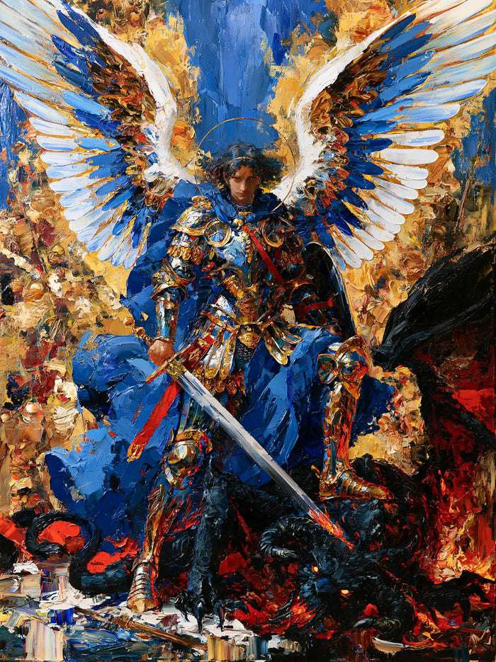 Saint Michael the Archangel – Expressionist · Portrait no. 10