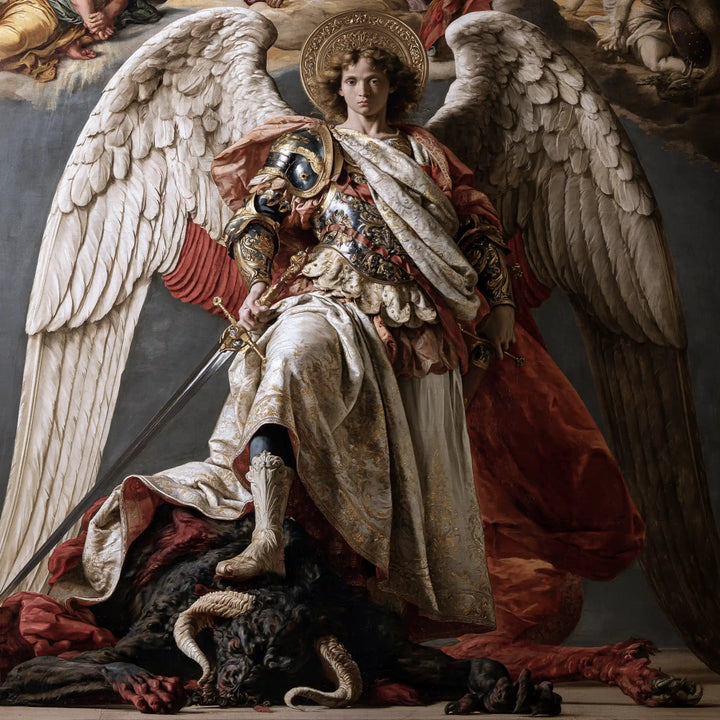 Saint Michael the Archangel – Florentine Renaissance · Square no. 5