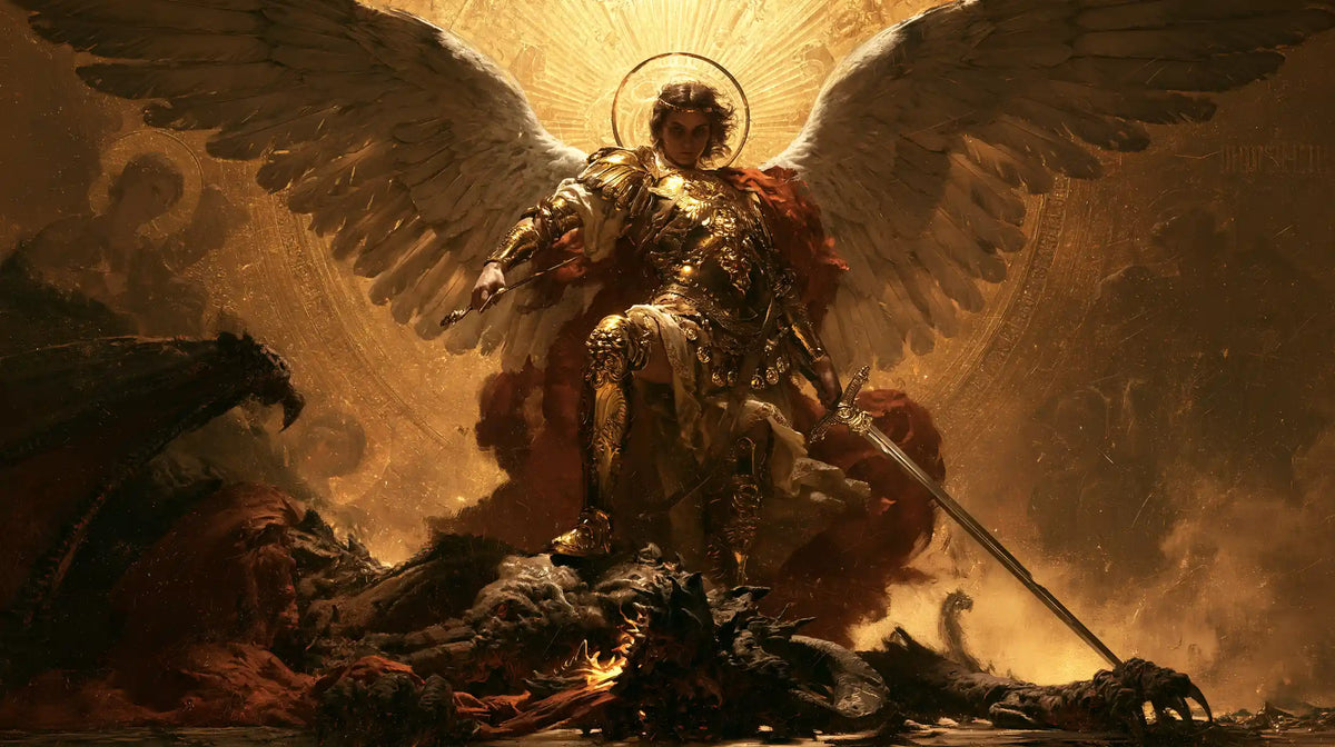 Saint Michael the Archangel – Sacred Gold · Landscape no. 8