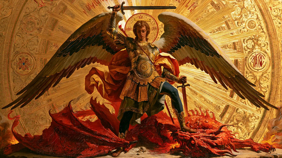 Saint Michael the Archangel – Sacred Gold · Landscape no. 12