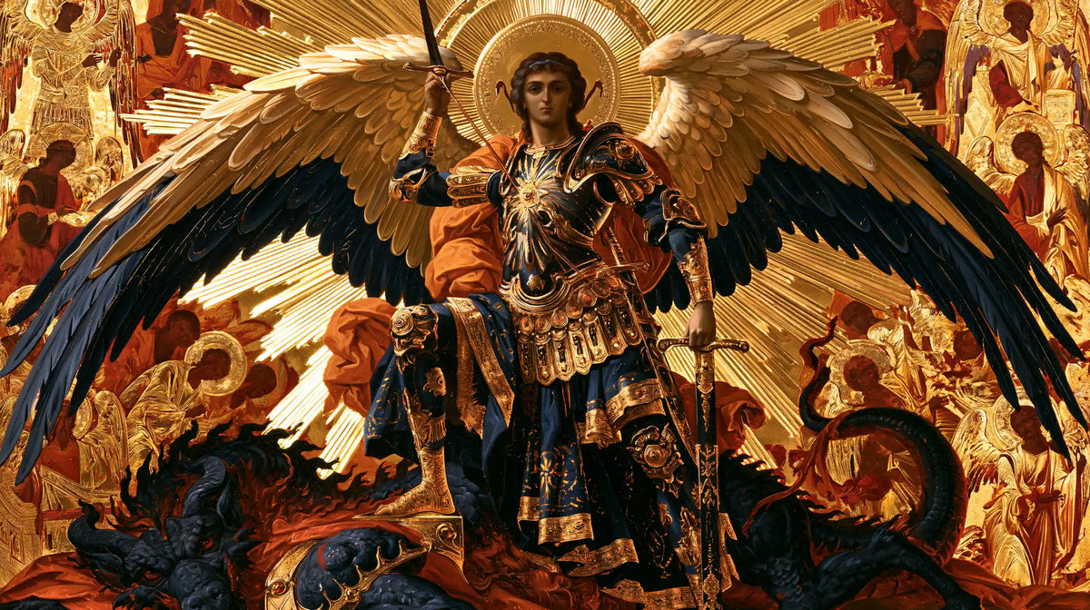 Saint Michael the Archangel – Sacred Gold · Landscape no. 13