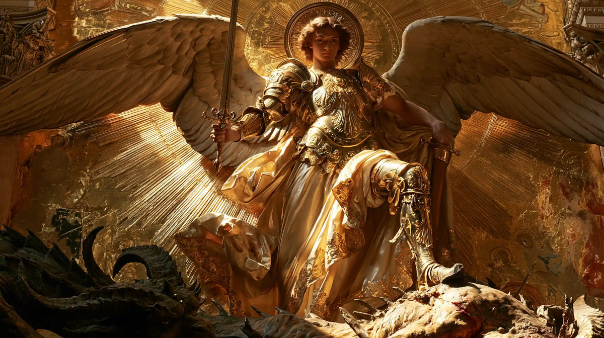 Saint Michael the Archangel – Sacred Gold · Landscape no. 14