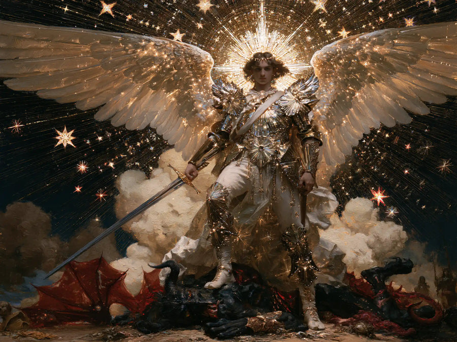 Saint Michael the Archangel – Symbolist · Landscape no. 4