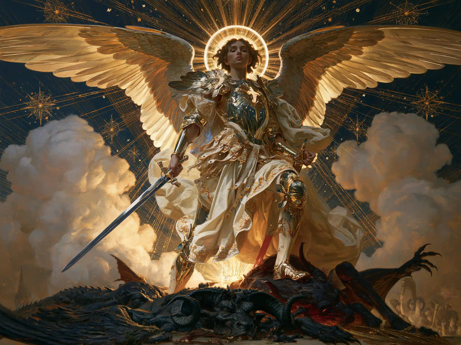 Saint Michael the Archangel – Symbolist · Landscape no. 8