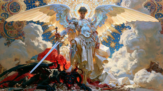 Saint Michael the Archangel – Symbolist · Landscape no. 13