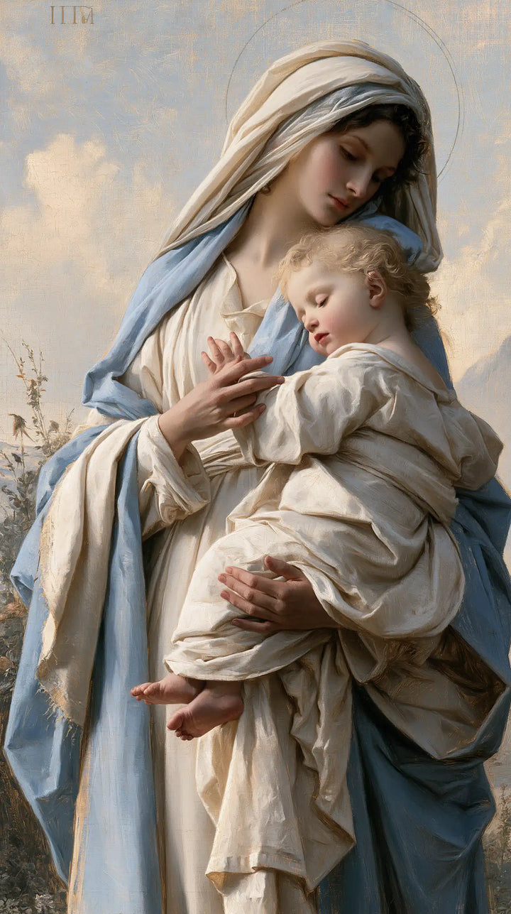 Virgin Mary and Child Jesus - Florentine Renaissance · Portrait n° 6