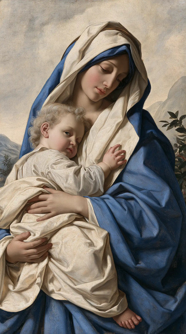 Virgin Mary and Child Jesus - Florentine Renaissance · Portrait n° 20