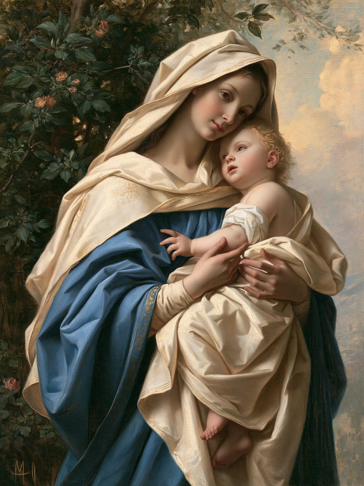 Virgin Mary and Child Jesus - Florentine Renaissance · Portrait n° 24
