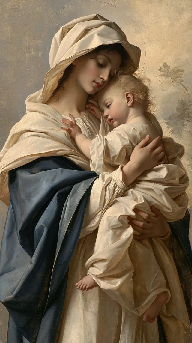 Virgin Mary and Child Jesus - Florentine Renaissance · Portrait n° 25