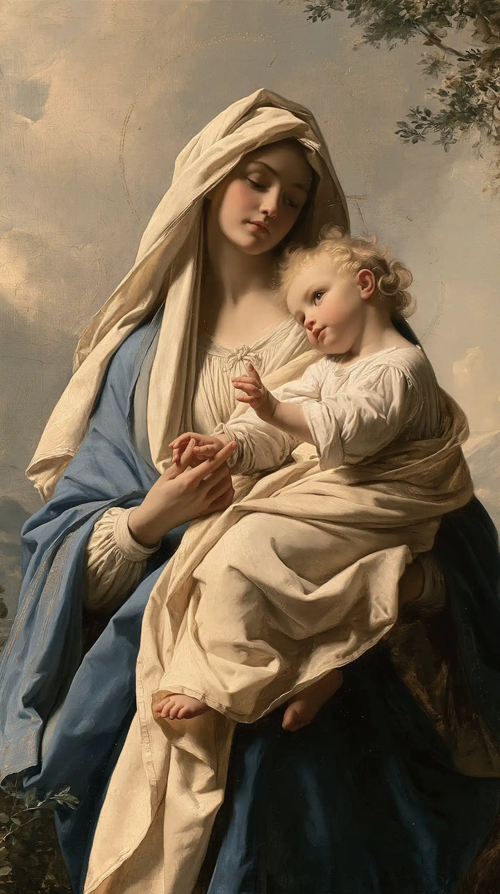 Virgin Mary and Child Jesus - Florentine Renaissance · Portrait n° 28