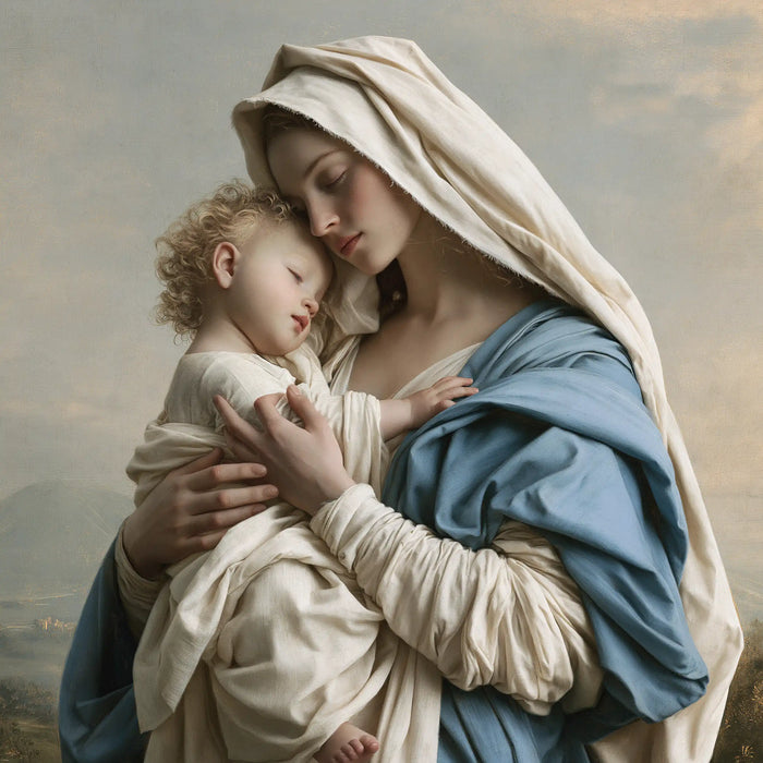The Virgin and Child — Brow to Brow in the Quiet Day