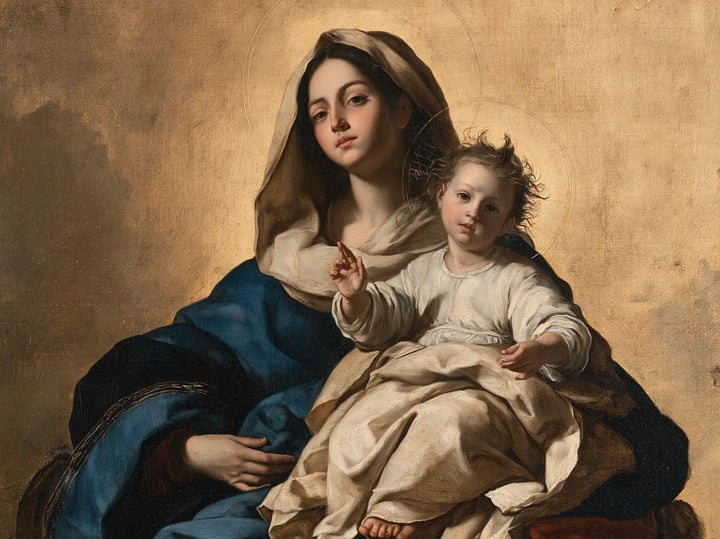 The Virgin and Child — The Little Gesture with a Halo of Golden Threads
