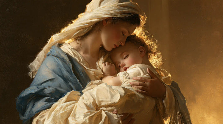 The Virgin and Child — A Dream with Light-Rimmed Curls