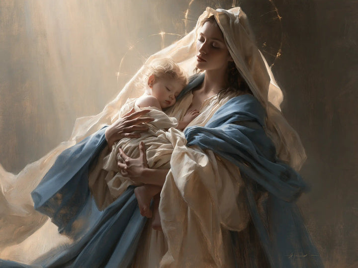 Virgin Mary and Child Jesus - Mary Presenting the Child Jesus · Landscape n° 5