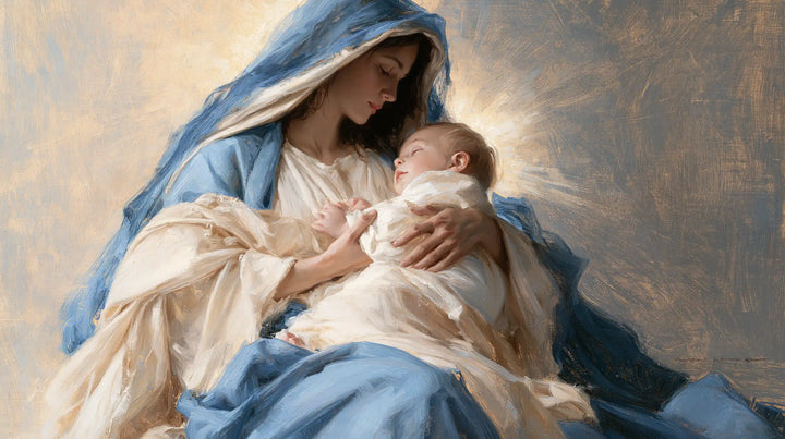 Virgin Mary and Child Jesus - Mary Presenting the Child Jesus · Landscape n° 13