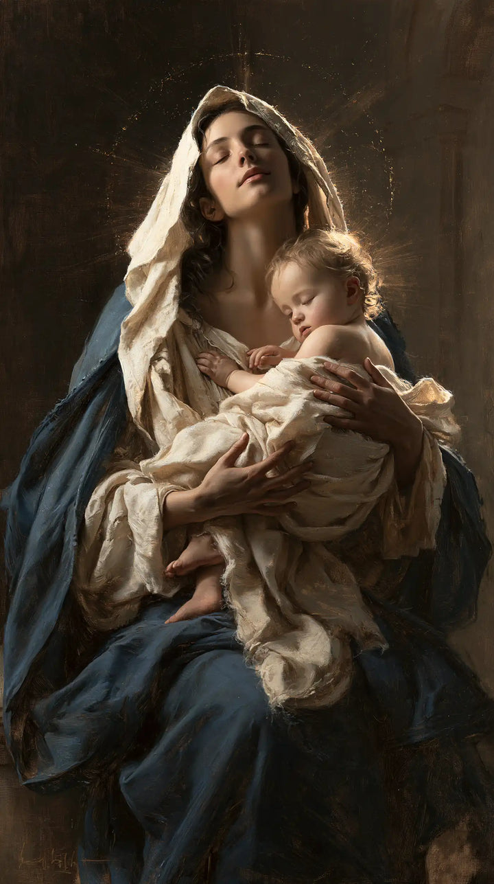 Virgin Mary and Child Jesus - Mary Presenting the Child Jesus · Portrait n° 10