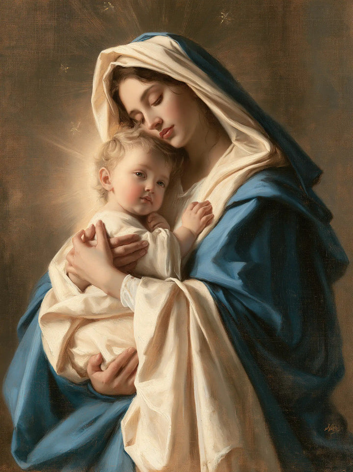 Virgin Mary and Child Jesus - Mary Presenting the Child Jesus · Portrait n° 36