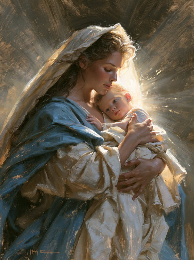 Virgin Mary and Child Jesus - Mary Presenting the Child Jesus · Portrait n° 39