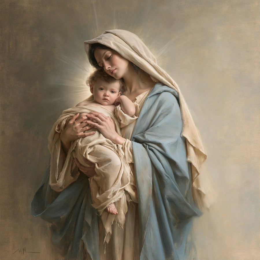 Virgin Mary and Child Jesus - Mary Presenting the Child Jesus · Square n° 2