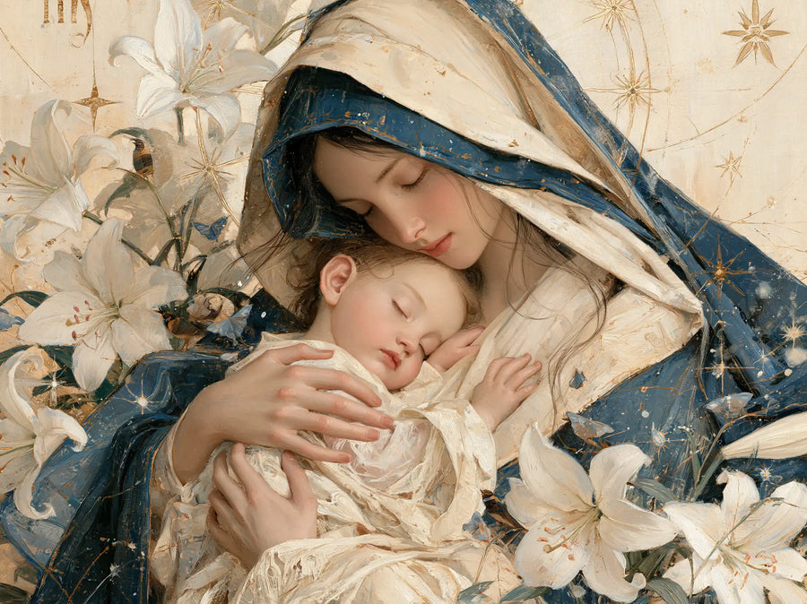 Virgin Mary and Child Jesus - Symbolist · Landscape n° 2