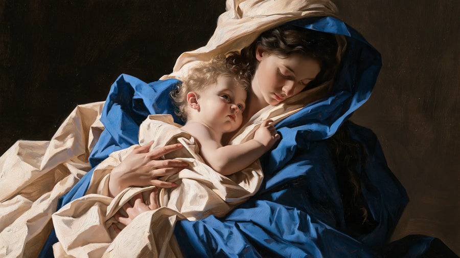 Virgin Mary and Child Jesus - Theatrical Baroque · Landscape n° 6